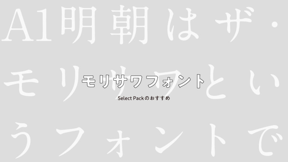 31753円 超激安 モリサワ MORISAWA Font Select Pack 3 PC用 M019445 代引不可